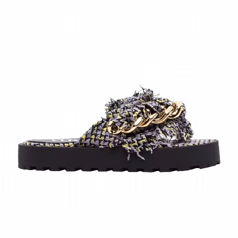 Versace Wmns Chain Sandals 'Black Multi'