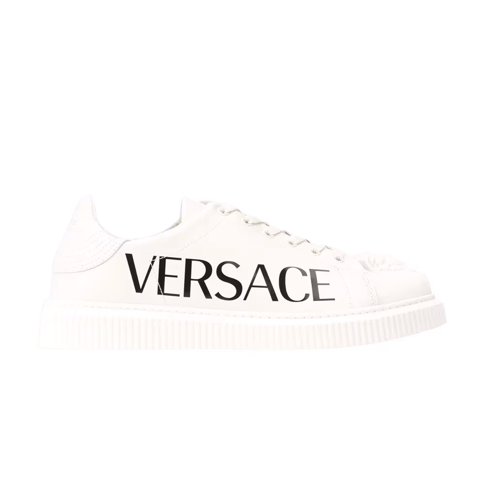 Versace Medusa Low Logo Print - Off White