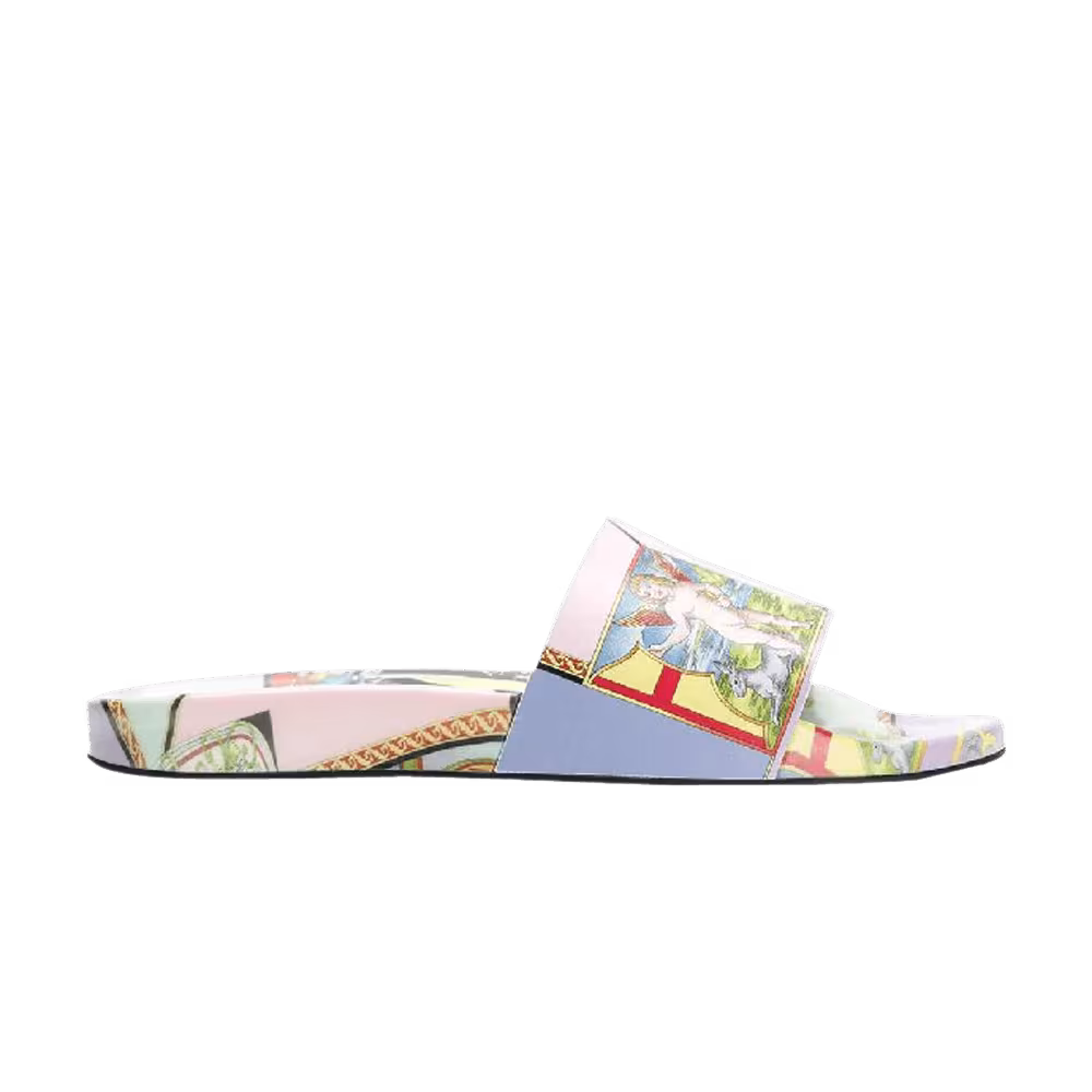 Versace Slide Angels Print