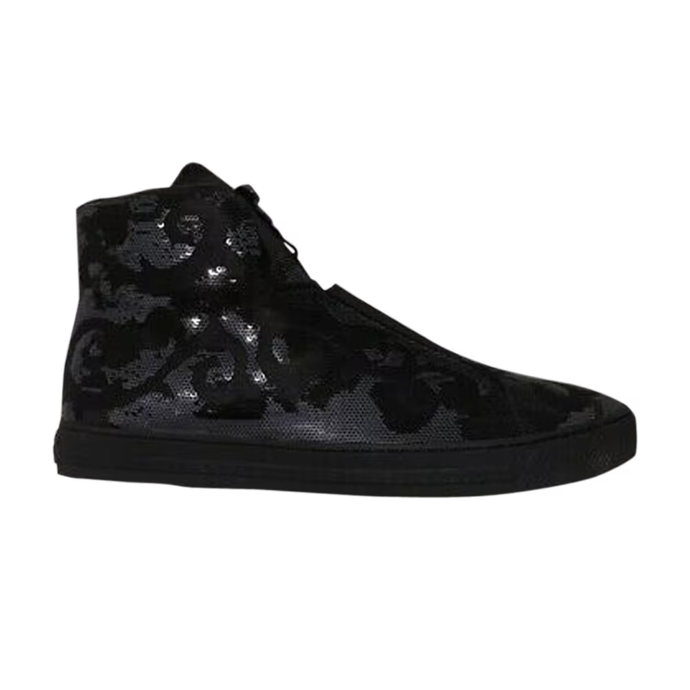 Versace Palazzo Barocco Sequin High Black
