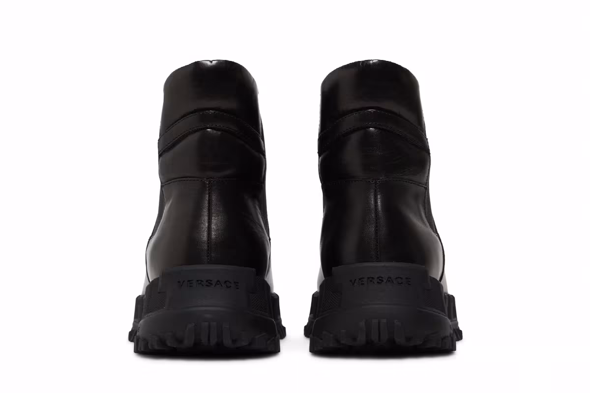 Versace Medusa Chelsea Boots Black, view 7
