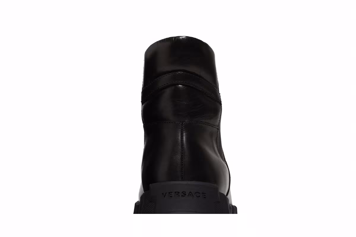 Versace Medusa Chelsea Boots Black, view 8