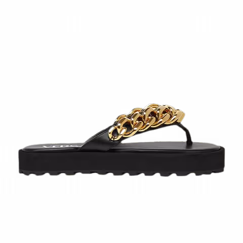 Versace Wmns Chain Sandals 'Black'