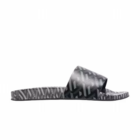 Versace Palazzo Pool Slide 'La Greca - Black Grey'
