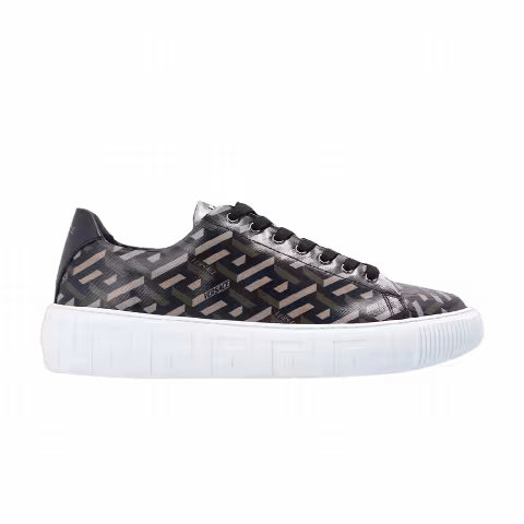 Versace Greca Sneaker 'Black Khaki'