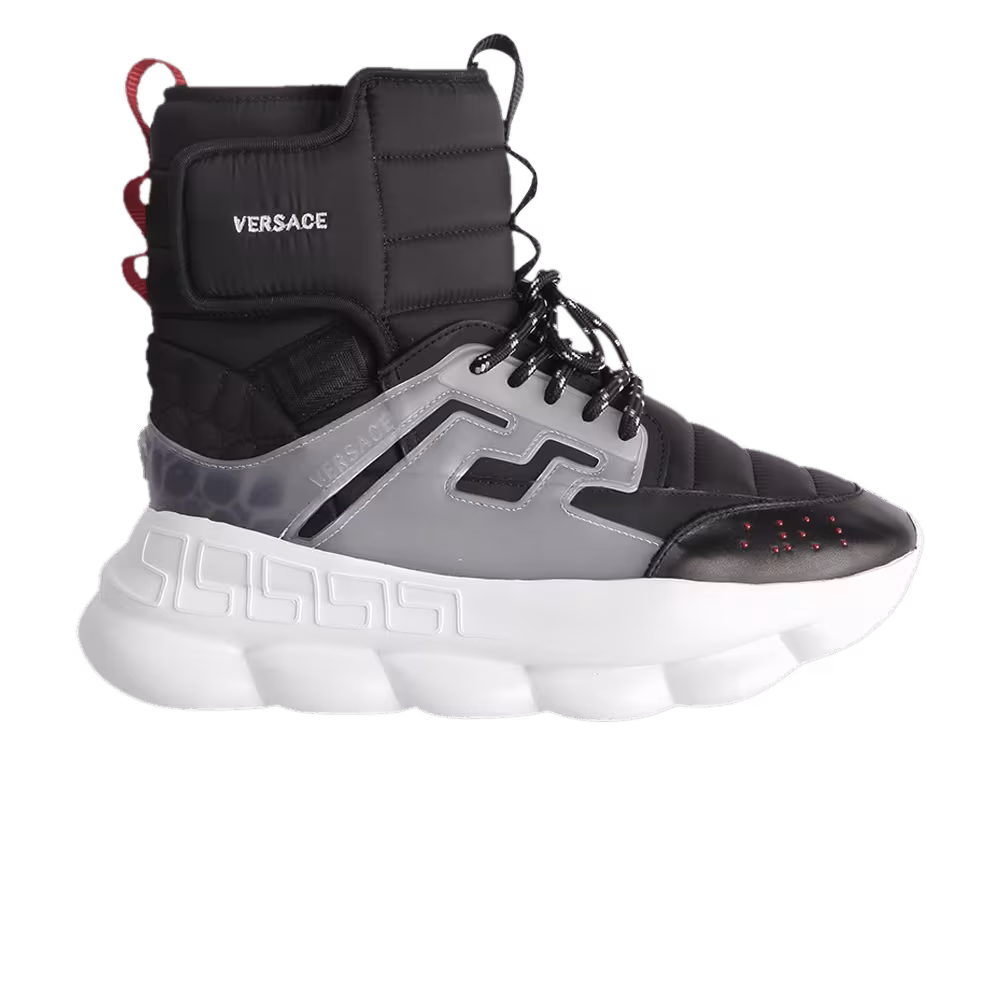 Versace Chain Reaction High Boot Black