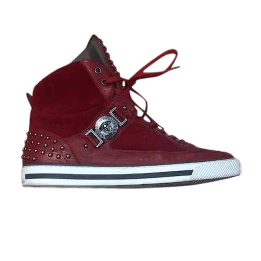 Versace Medusa Studded High Hot Red