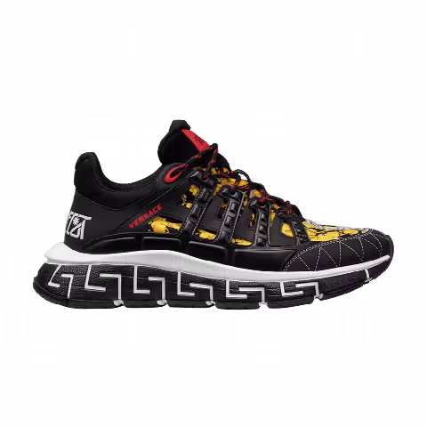 Versace Wmns Trigreca 'Barocco Print - Black' 2022