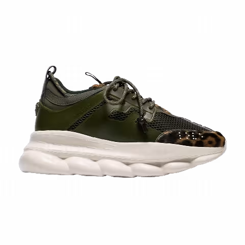 Versace Chain Reaction 'Olive Leopard'