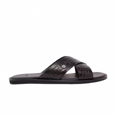 Versace Criss-Cross Sandal 'Black'