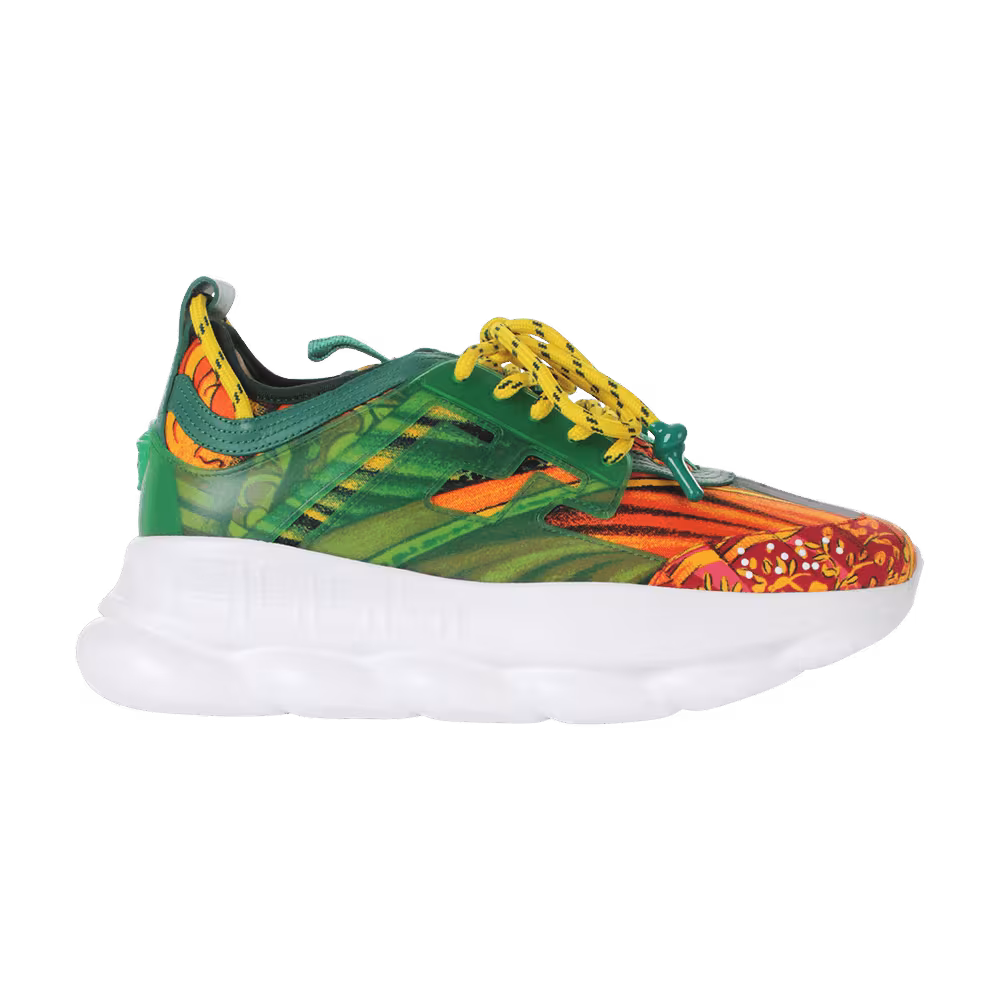 Versace Chain Reaction Navy Green Yellow