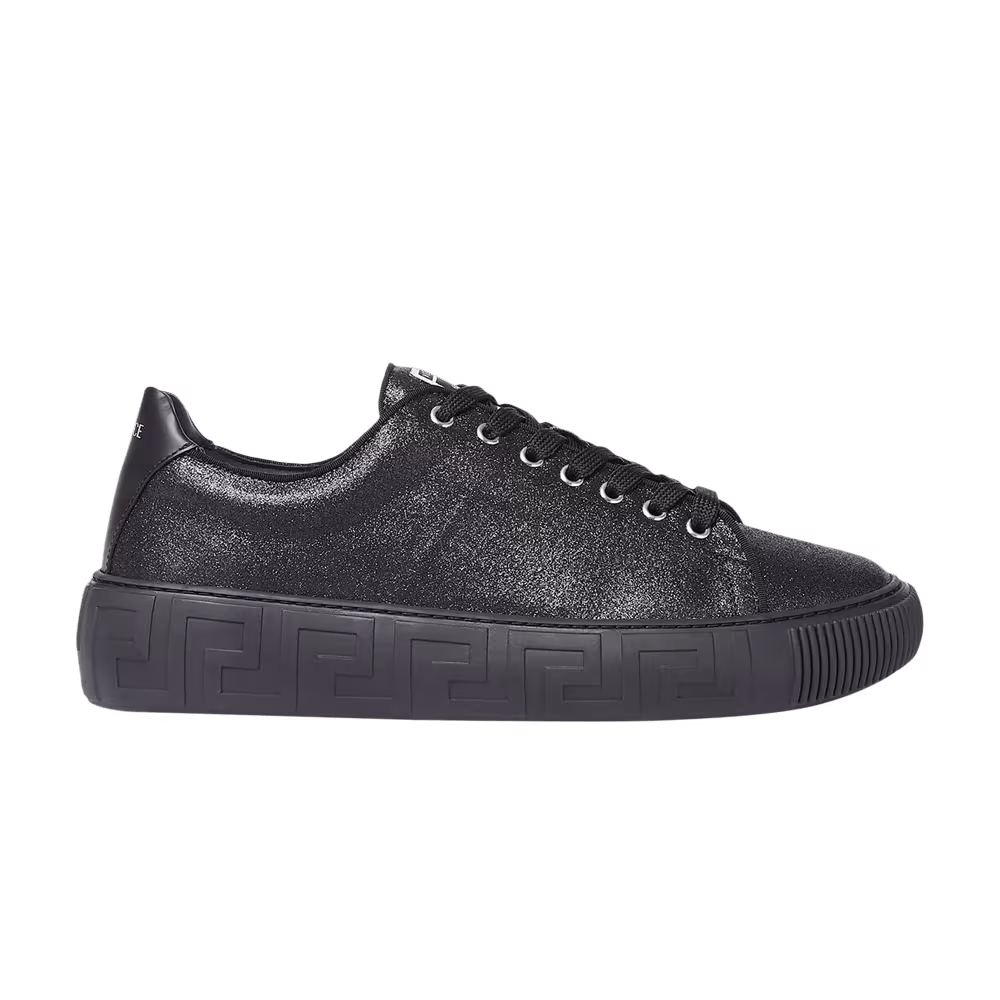 Versace Greca Sneaker Metallic Black