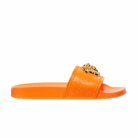 Versace Wmns Palazzo Pool Slide 'Tangerine'