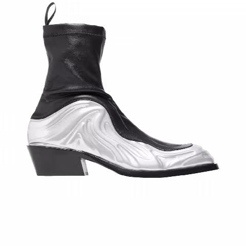 Versace Solare Boots 'Silver Black'