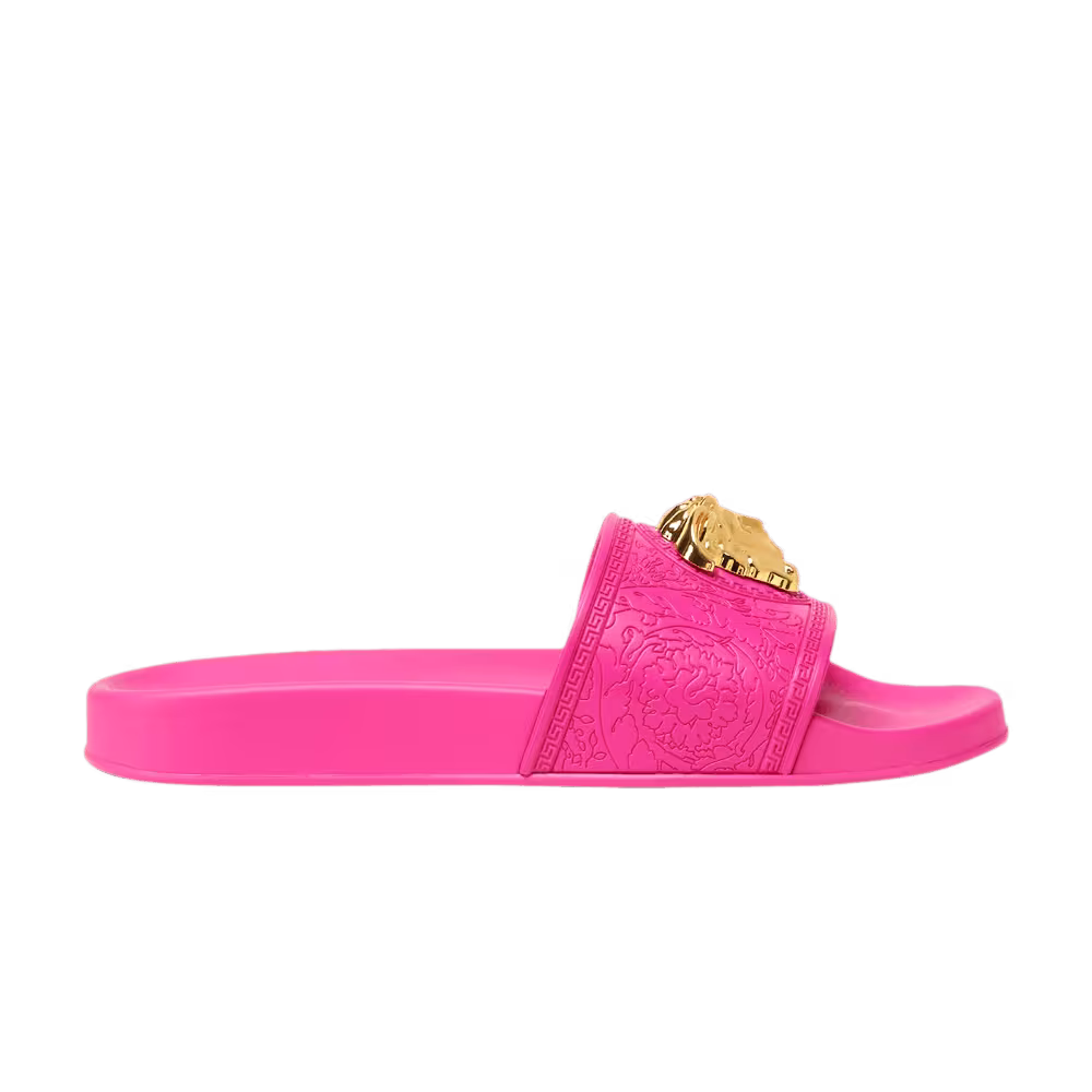 Versace Women's Palazzo Pool Slide Fuchsia