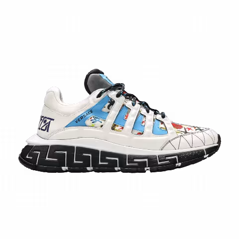 Versace Wmns Trigreca 'Trésor de la Mér Print - White Purple'
