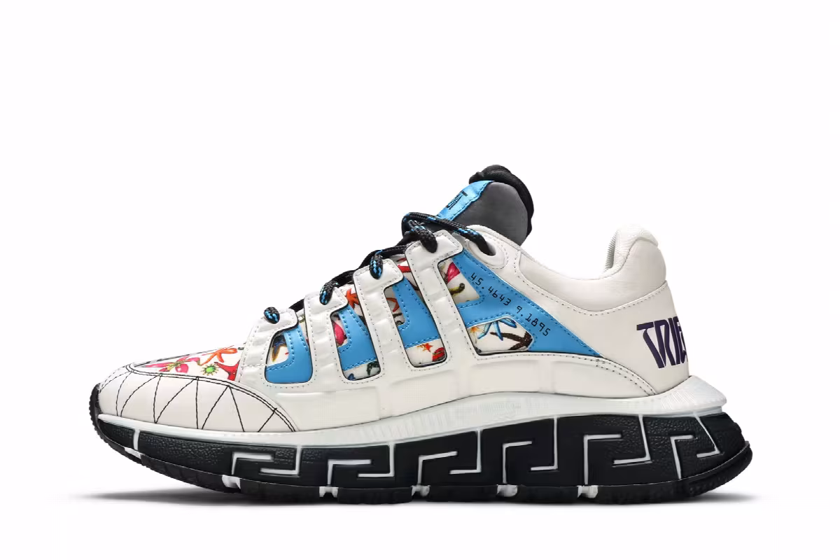 Versace Women's Trigreca Trésor de la Mér Print - White Purple, view 4