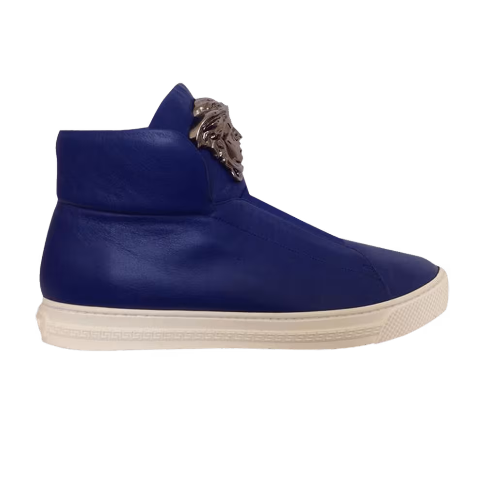 Versace Palazzo Slip-On High-Top Blue