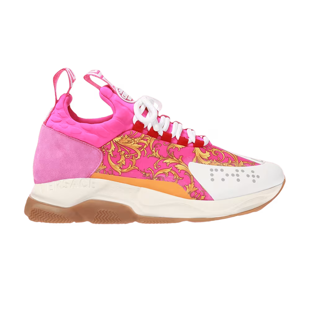 Versace Women's Cross Chainer Baroque Print - Pink