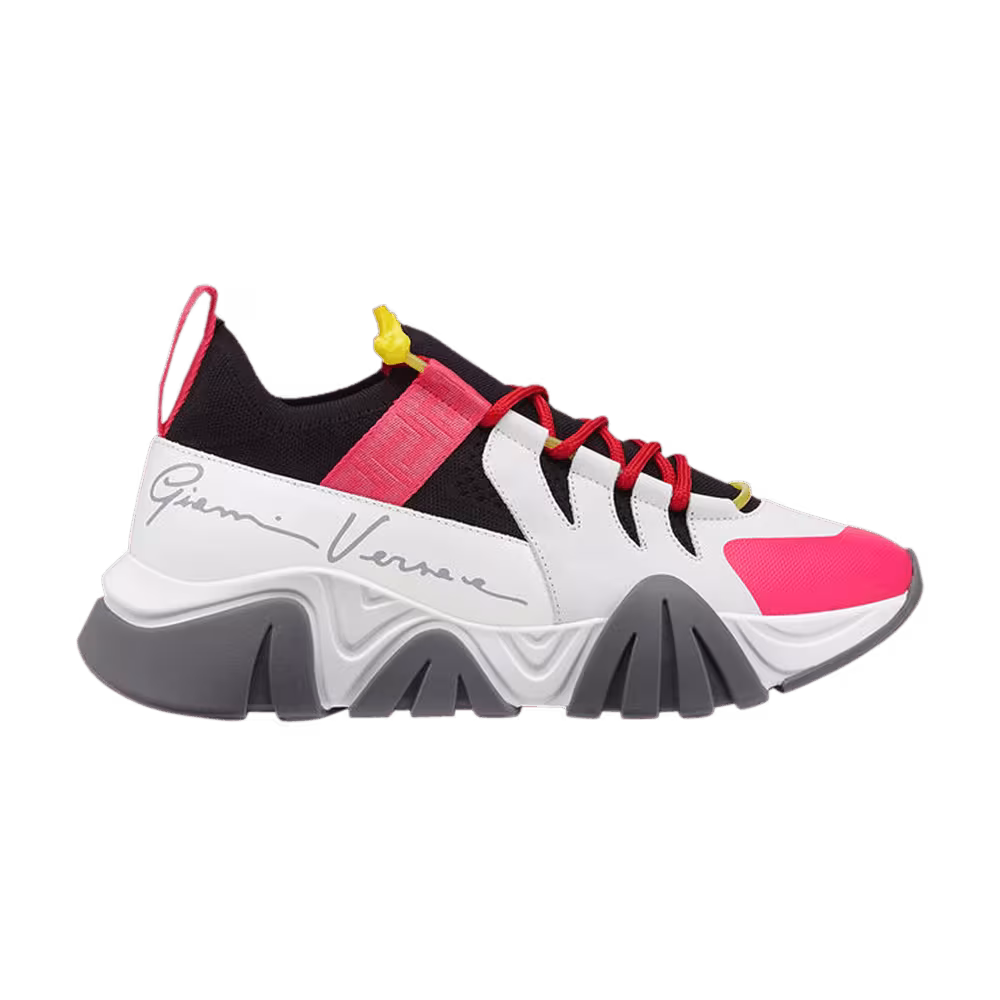 Versace Women's Squalo White Fuchsia