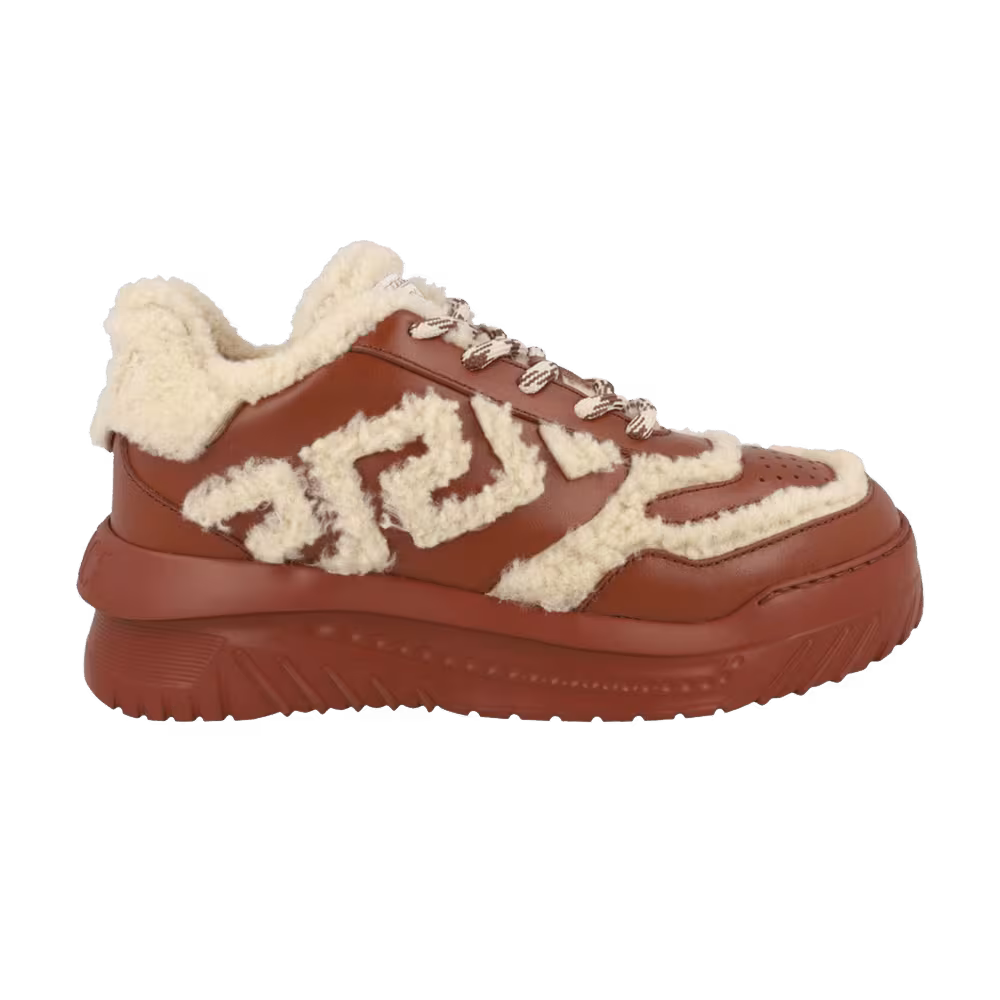 Versace Odissea Sneaker Shearling - Camel