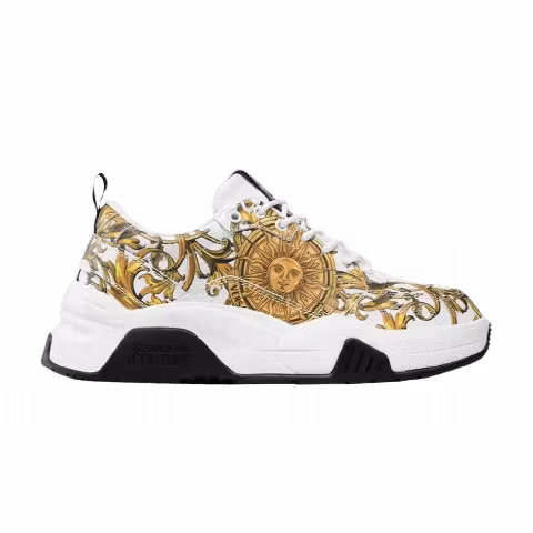 Versace Stargaze Sneakers 'Sun Garland Print -White Gold'