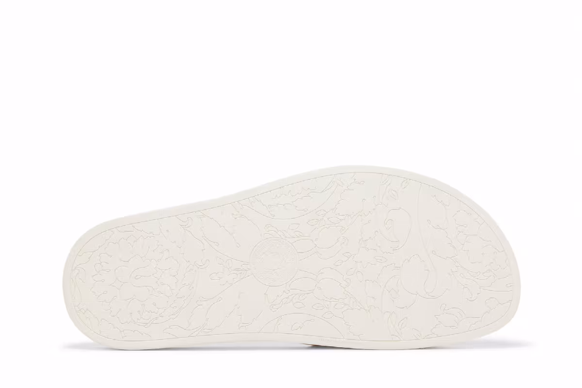 Versace Women's Palazzo Pool Slides White Gold, view 5