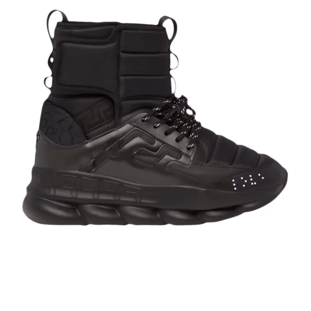 Versace Chain Reaction High Boot Black