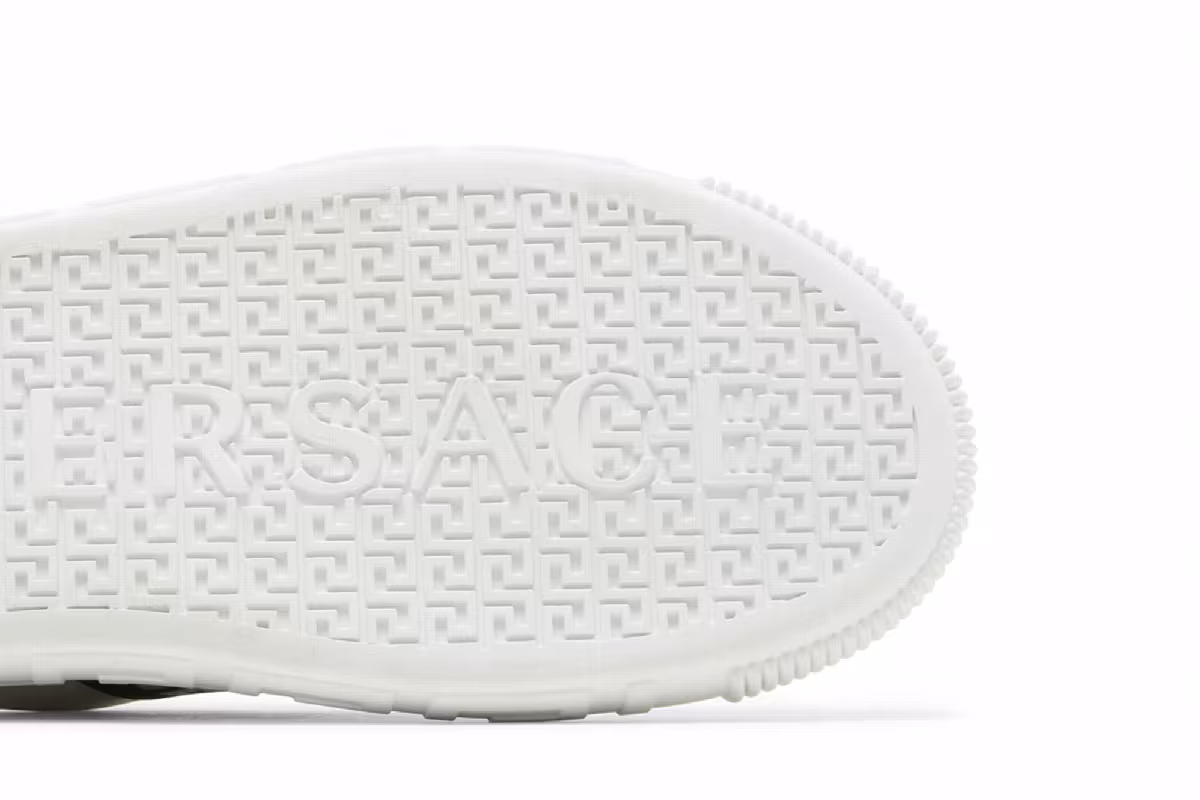 Versace Women's Greca Low White Black, view 6