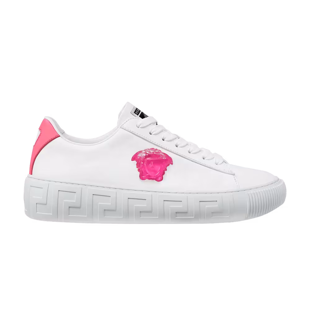 Versace Women's Greca White Pink Medusa