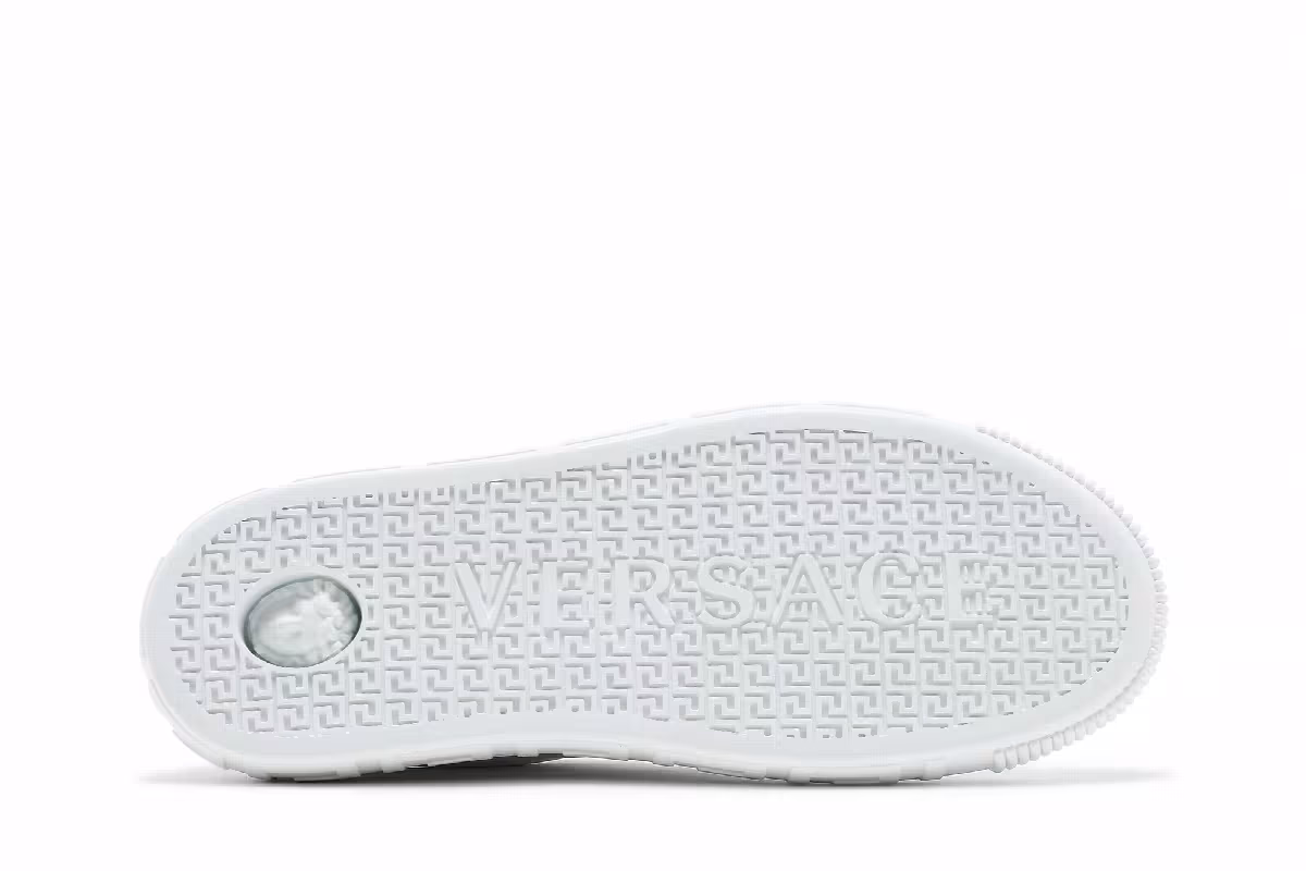 Versace Studded Low White, view 5