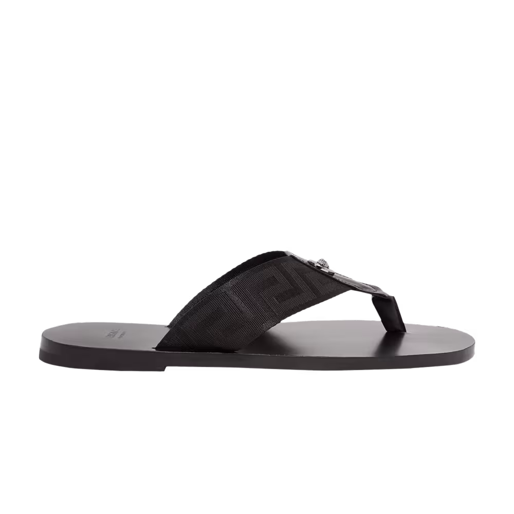 Versace Greca Sandal Black