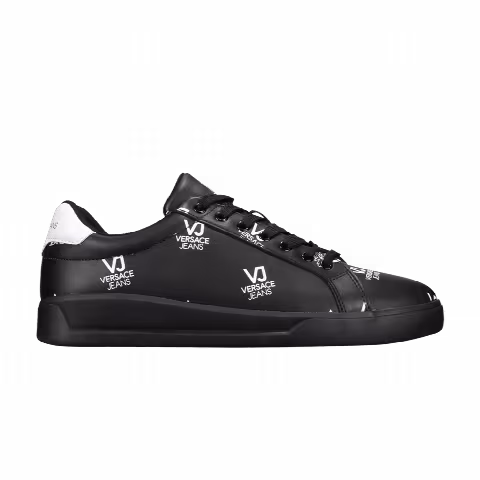 Versace Jeans Low 'VJ Logo Print - Black'