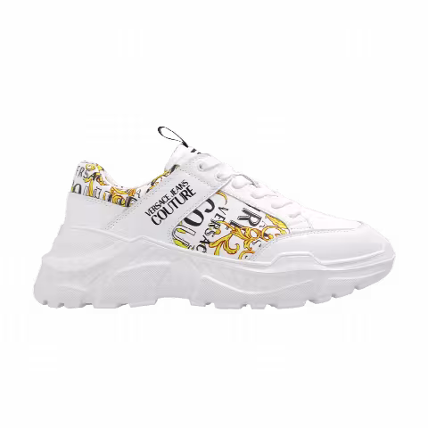 Versace Speedtrack Sneaker 'Baroque Print - White Gold'