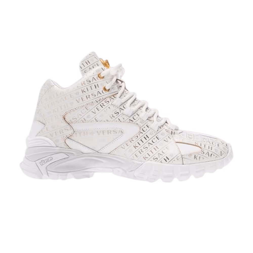 Kith x Versace Amico Mid Monogram White