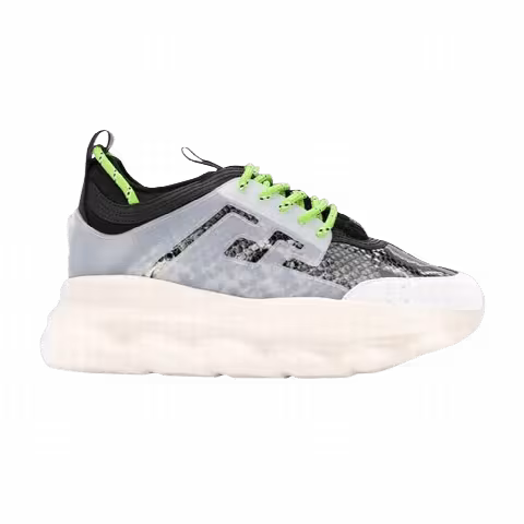 Versace Wmns Chain Reaction 2 'Grey Faux Python'