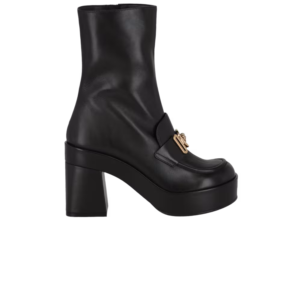 Versace Medusa Women's Chain Booties Black