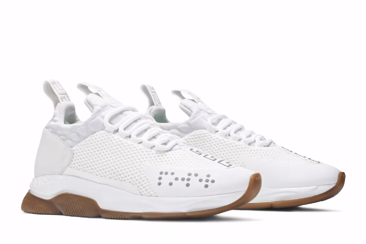 Versace Cross Chainer White Gum, view 9