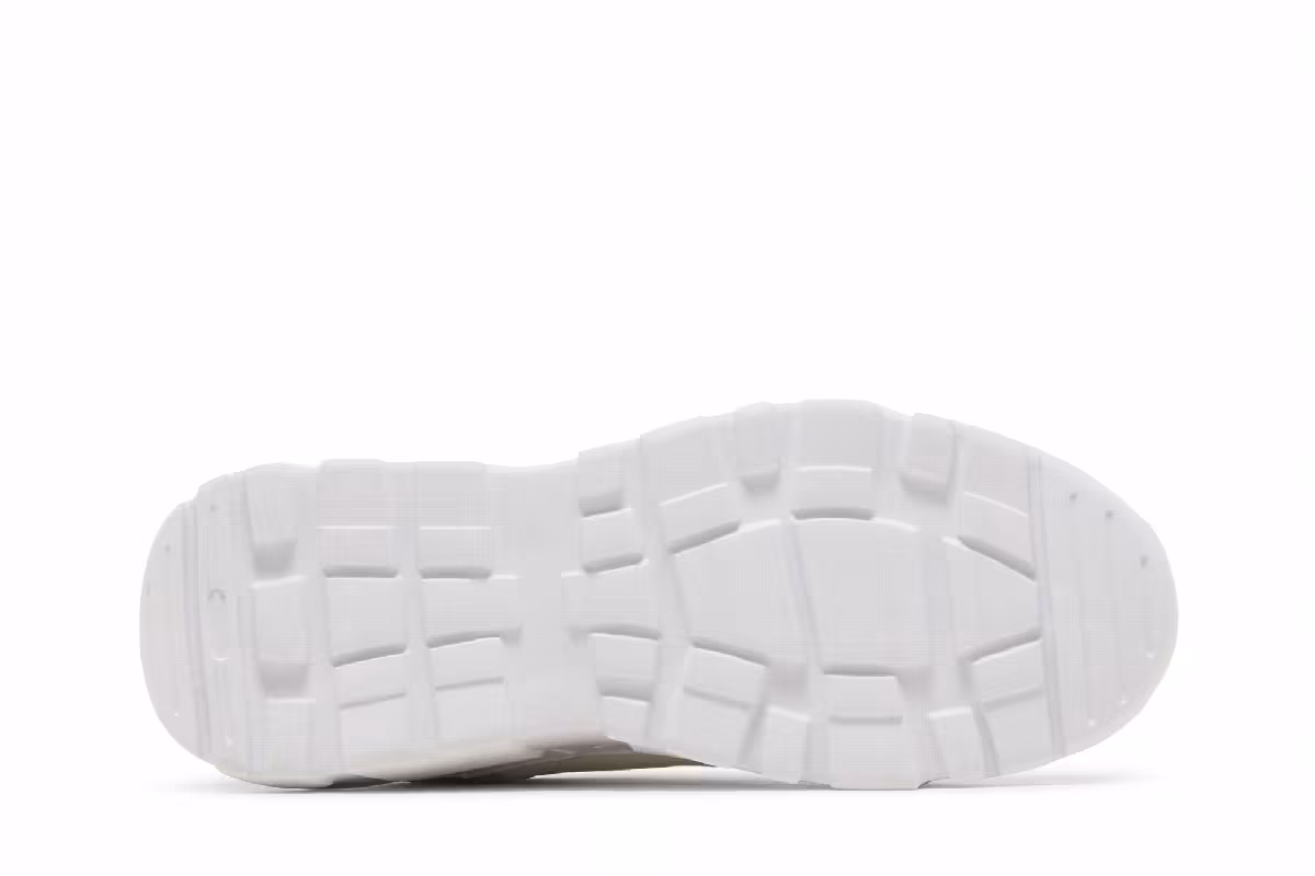 Versace Women's Speedtrack Sneaker V-Emblem - White Silver, view 5