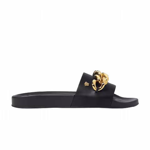 Versace Wmns Pool Slide 'Medusa Chain - Black'