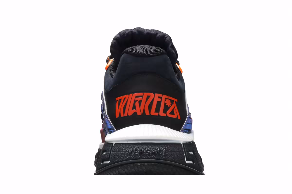 Versace Trigreca Bright Orange Powder Blue, view 8