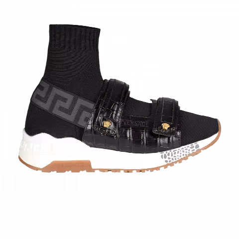 Versace Touch-Strap Sock Mid 'Black Oro Tribute'