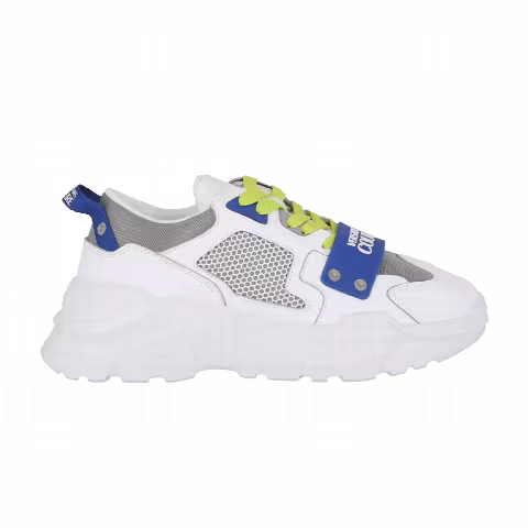 Versace Chunky Logo Sneaker 'White Blue Green'