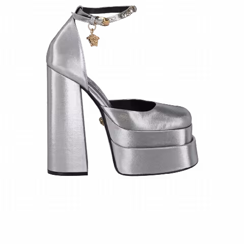 Versace Wmns Medusa Aevitas Platform Pump 'Grey'
