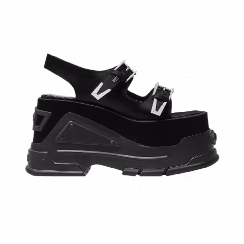 Versace Wmns Medusa Anthem Platform Sandal 'Black'