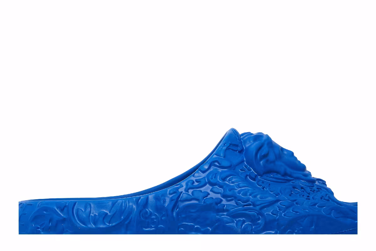 Versace Dimension Pool Slide Royal Blue, view 3