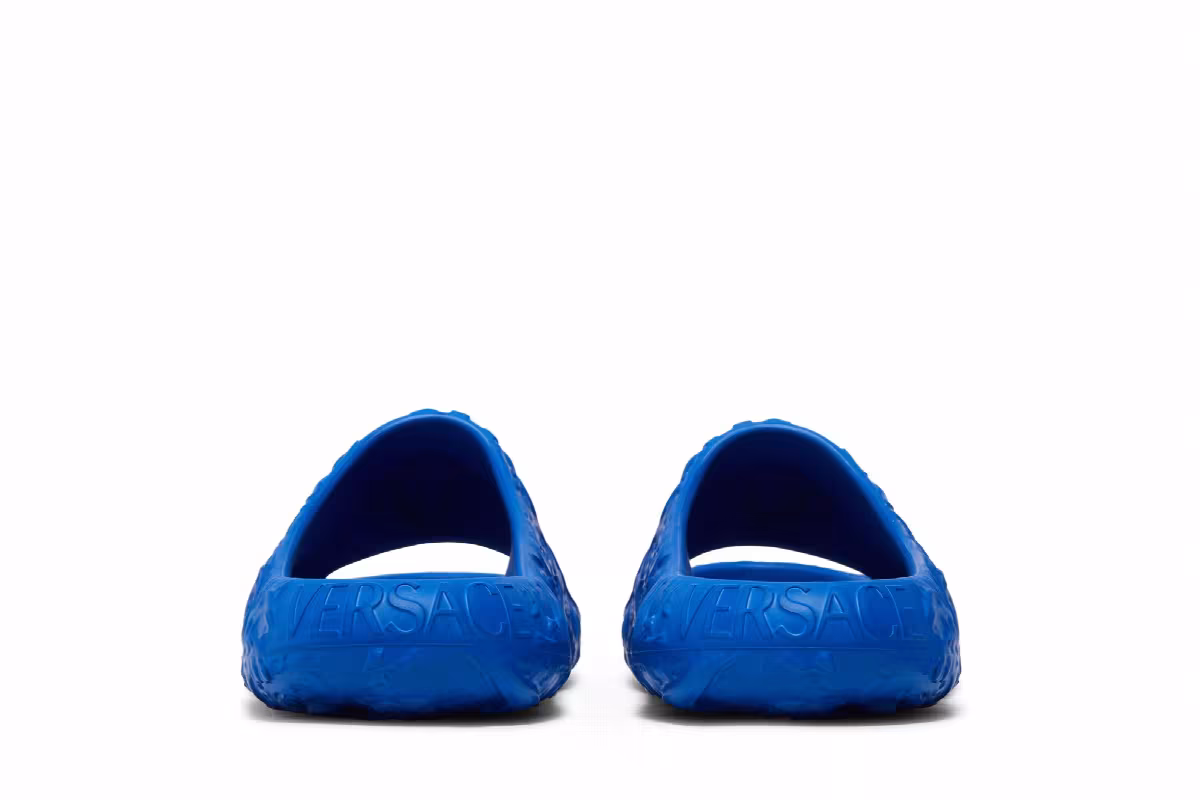 Versace Dimension Pool Slide Royal Blue, view 7