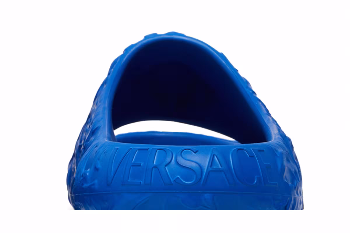 Versace Dimension Pool Slide Royal Blue, view 8