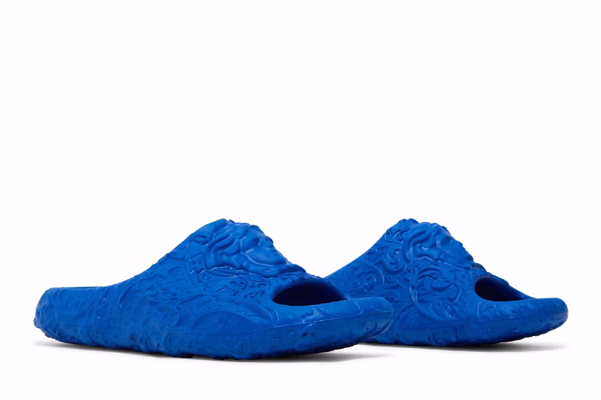 Versace Dimension Pool Slide Royal Blue, view 9