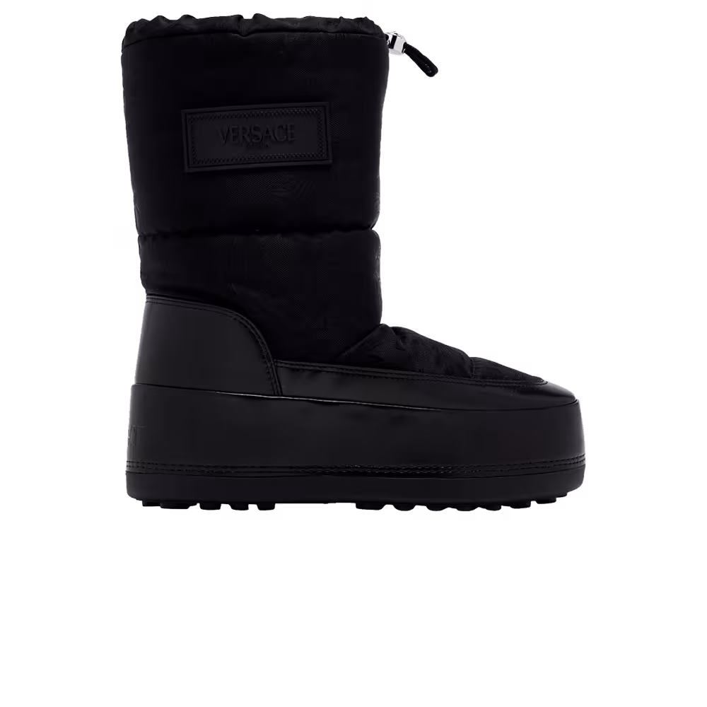 Versace Women's Milano Snow Boot Black Palladium